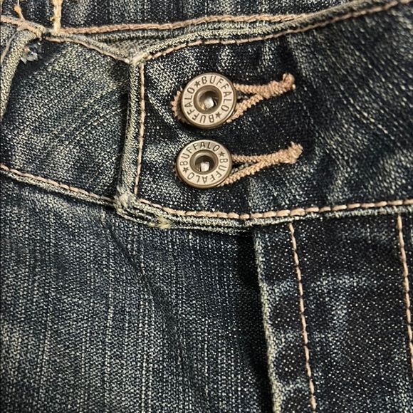 Buffalo David Bitton Blue Flare Wide Leg Denim - Picture 7 of 8